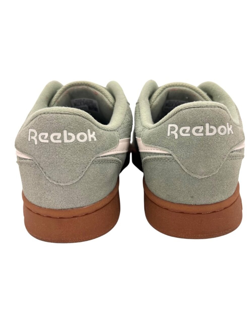 Reebok Club C 85 Suede Sneakers Womens Shoes Size 8.5 US Green & White Gum Sole - Picture 7 of 13